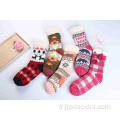 Chaussettes de pantoufles d&#39;hiver adultes populaires